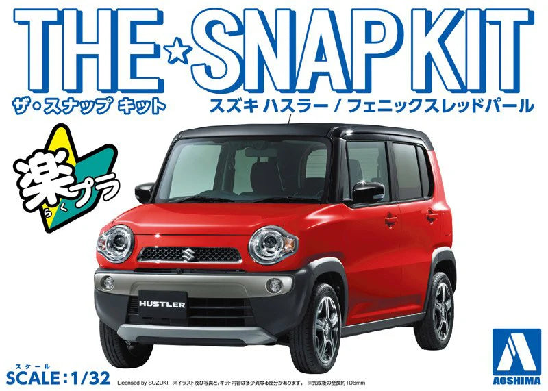 Aoshima Snap Kit Suzuki Hustler (Phonix Red Pearl)