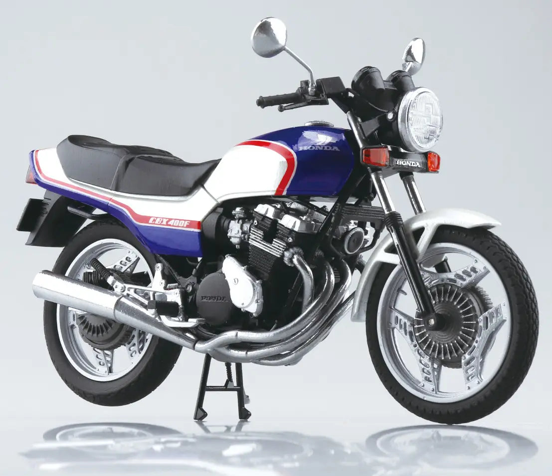 Diecast Motorcycle CBX400F Pearl/Candy Blue