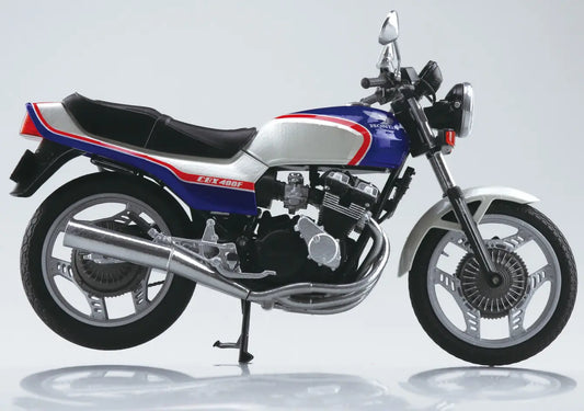 Diecast Motorcycle CBX400F Pearl/Candy Blue