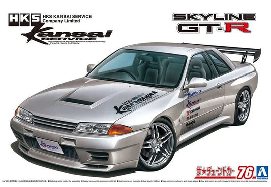 Aoshima #76 HKS Kansai BNR32 Skyline GT-R '90