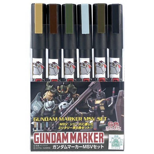 Marker Gundam Marker MSV set 6pc (Zaku)