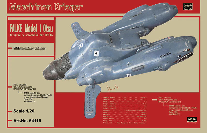 Maschinen Krieger Falke Model i Otsu