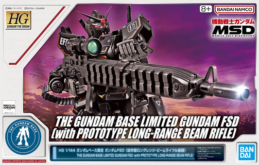 HGTO 1/144 Gundam FSD (Prototype Long-Range Beam Rifle Equipped)