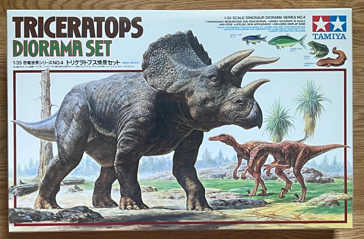 Triceratops Diorama Set