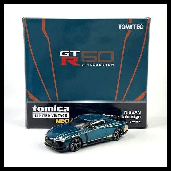 Tomica Nissan GT-R50 Dark green Limited Vinatage Neo