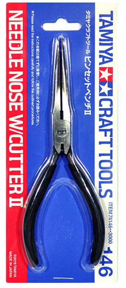 Needle Nose W/Cutter II - Tamiya Craft Tools 146
