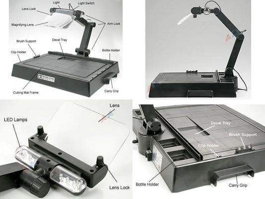 Tamiya Workstation W/Magnifying Glass